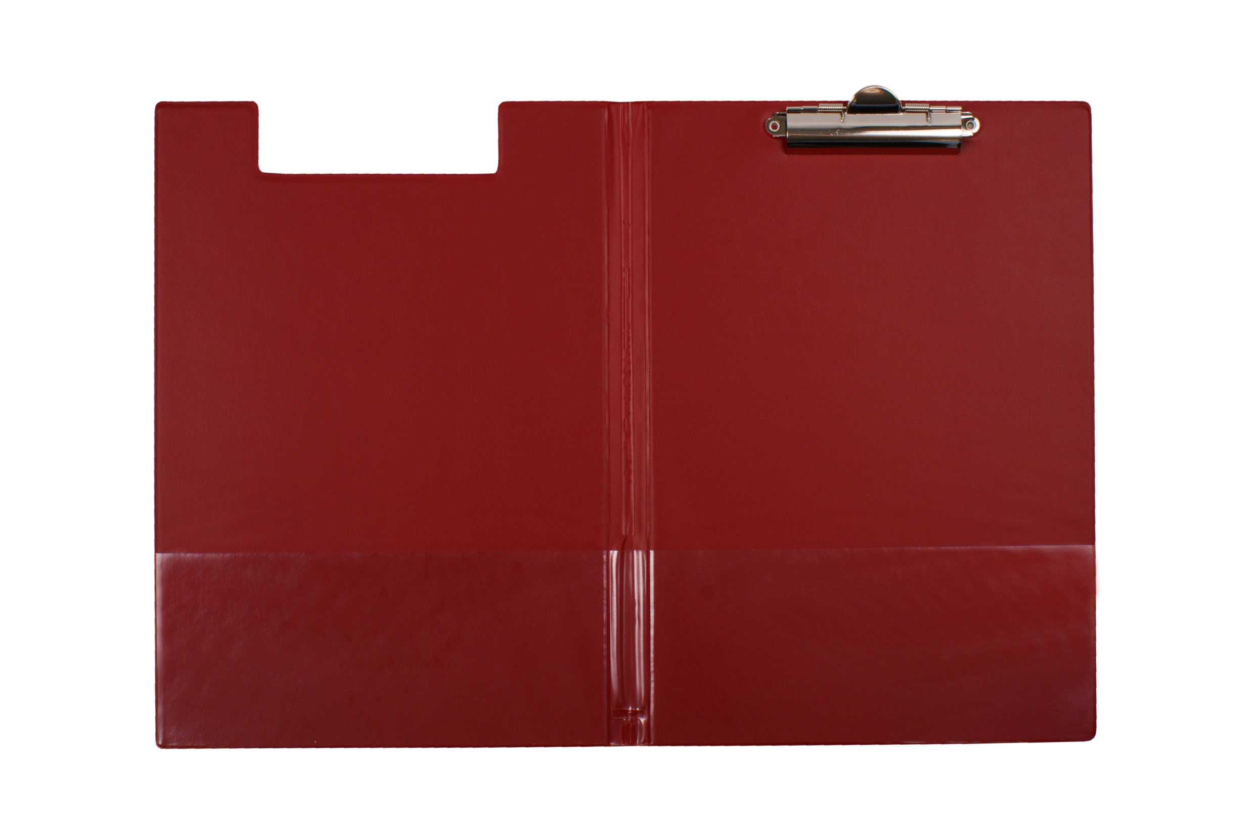 Teczka/deska z klipem A5 BIURFOL bordowa