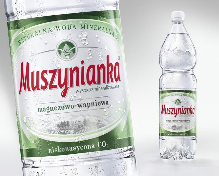 Woda MUSZYNIANKA 1,5L naturalnie gaz.