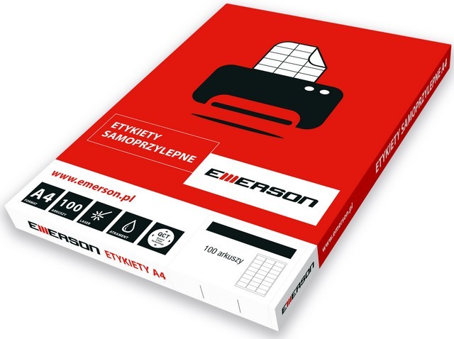 Etykieta samoprzylepna EMERSON 97*42.4 EMERSON nr036