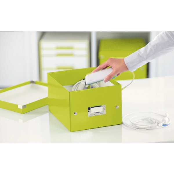 Pudło LEITZ C&S uniwersalne małe, WOW zielony