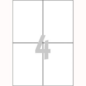 Trwałe Etykiety AVERY ZWECKFORM uniwersalne A4, 100 ark./op., 105 x 148