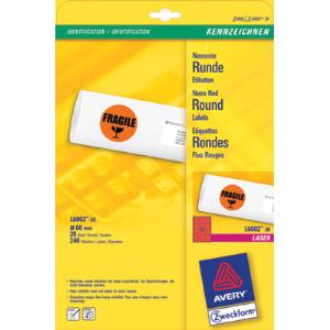 Etykiety AVERY ZWECKFORM znamionowe srebrne A4, 20 ark./op., 63,5 x 29,6 mm