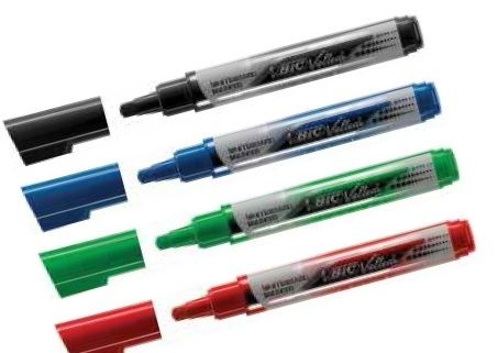 Marker VELLEDA 4 kolory suchościeralne 902099 LIQUID INK TANK BIC