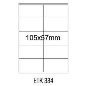 Etykieta samoprzylepna EMERSON A4 105*57 100sztbiała nr032