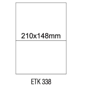 Etykieta samoprzylepna EMERSON A4 210*148 per 100szt biała nr030