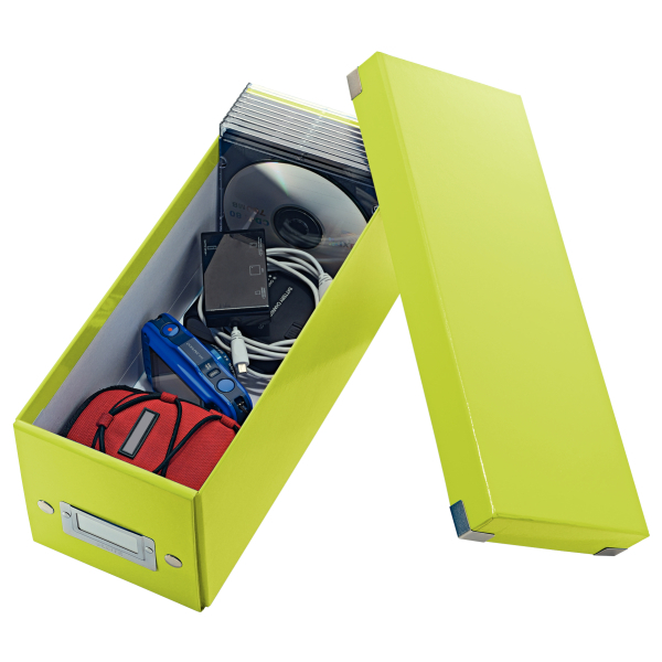 Pudło LEITZ C&S na CD WOW zielony (143 x 136 x 352)