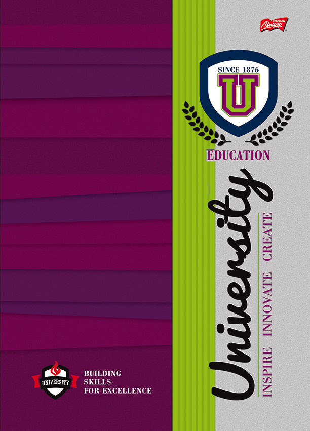 Brulion w twardej oprawie A4, 96 k krata Unipap