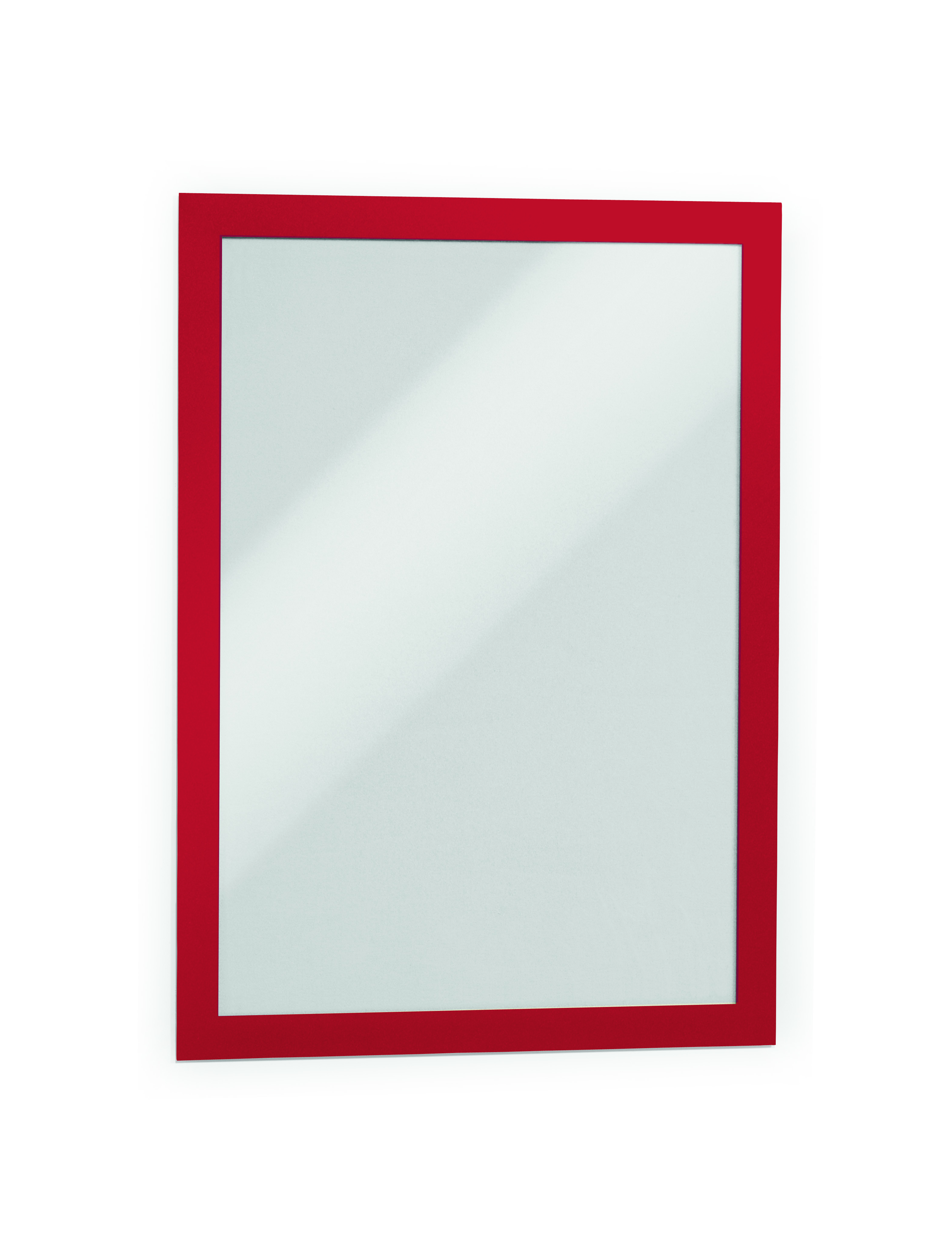 Ramka MAGAFRAME A4 - samoprzylepna magnetyczna , czerwona Durable