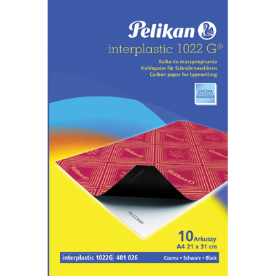 Kalka maszynowa PELIKAN 1022 G A4 10 arkuszy czarny