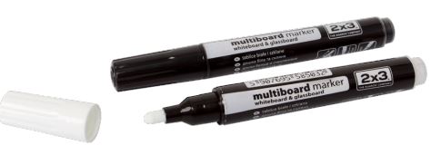 Markery Multiboard - białe Mogą być używane do wszystkich tablic such.