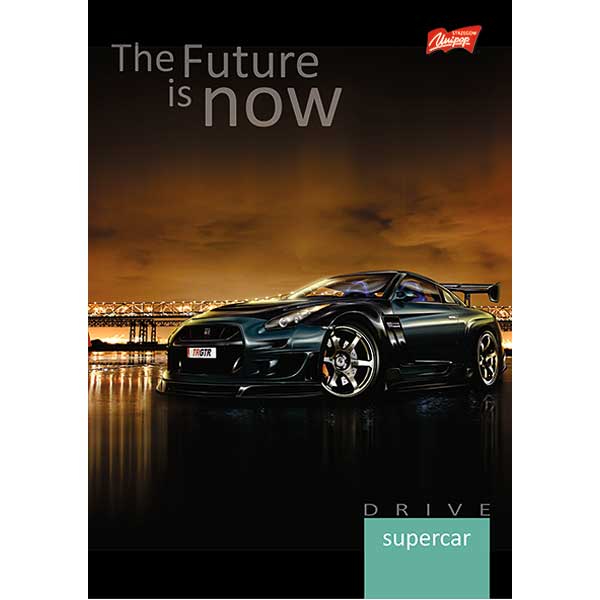 Brulion w twardej oprawie A5, 96 k krata mix Unipap