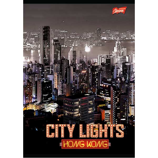 Brulion w twardej oprawie A5, 96 k krata mix Unipap