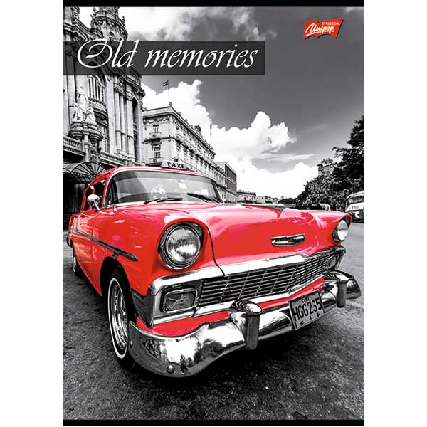 Brulion w półtwardej oprawie A4, 96 k krata Unipap