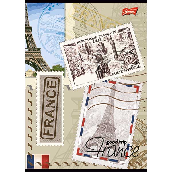 Brulion B5/160 kratka UNIPAP oprawa kartonowa laminowana