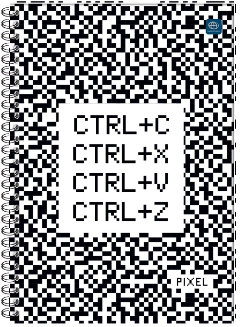 Kołobrulion B5 160 kratka z kolorowymi marginesami INTERDRUK