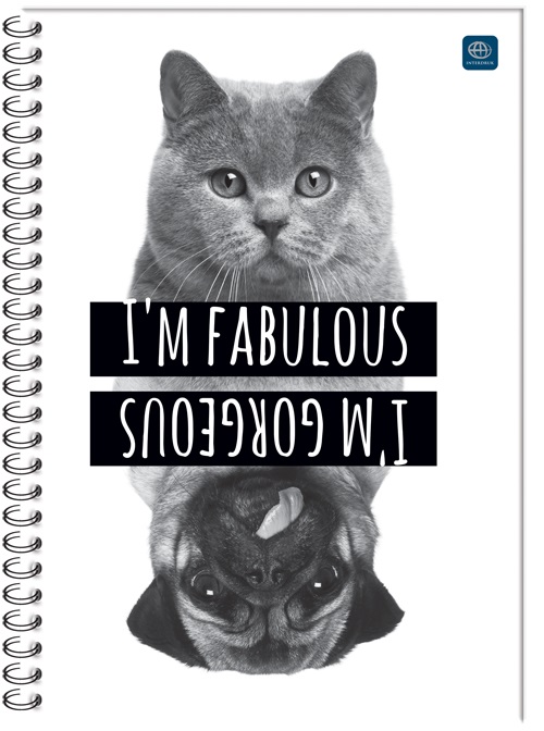 Kołobrulion A5 80 kratka z kolorowym marginesem INTERDRUK