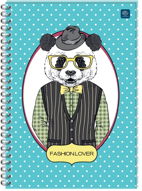 Kołobrulion A5 80 kratka z kolorowym marginesem INTERDRUK