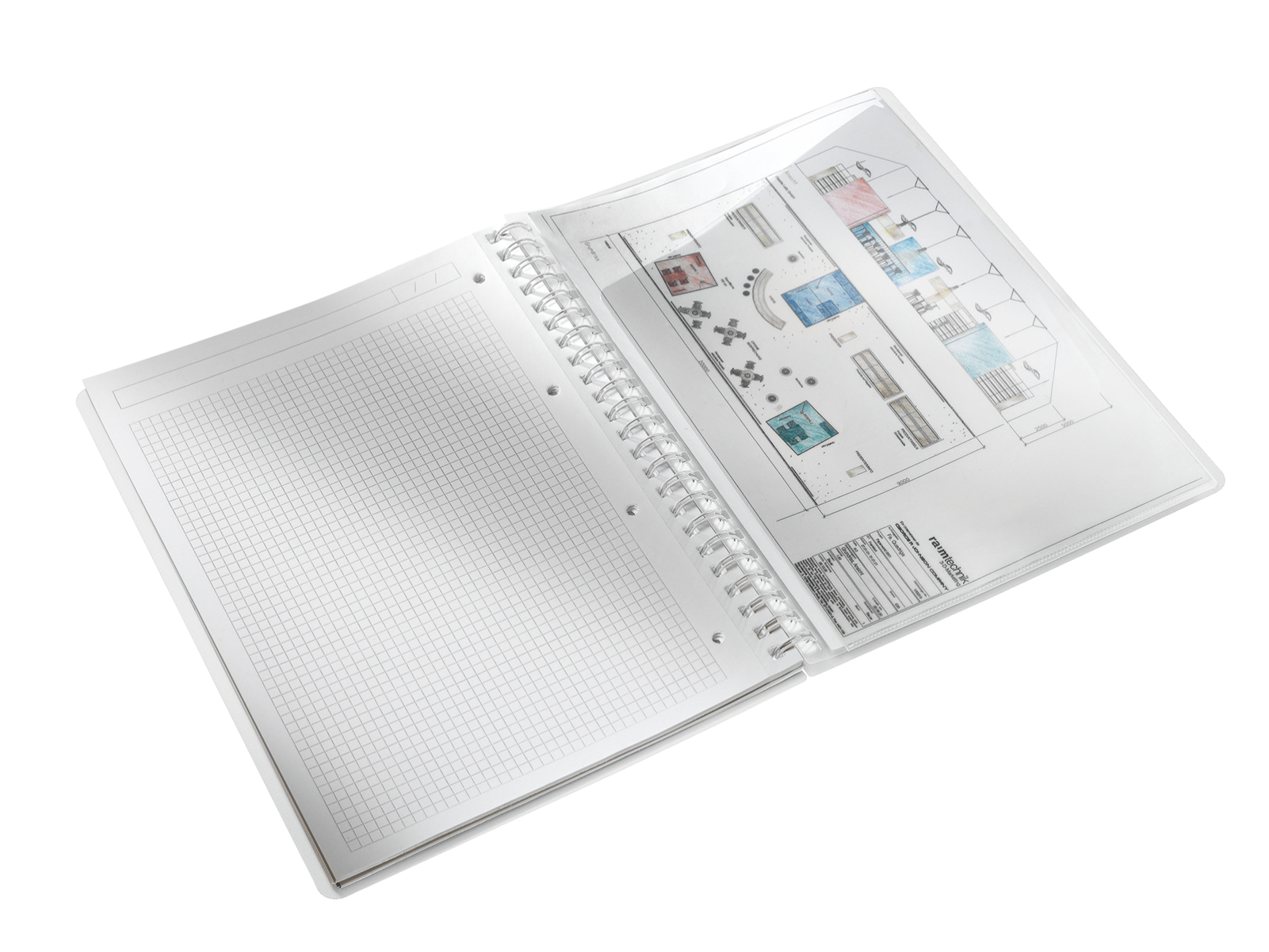 Zeszyt na spirali LEITZ WOW A4 PP kr.turkusow 46380051