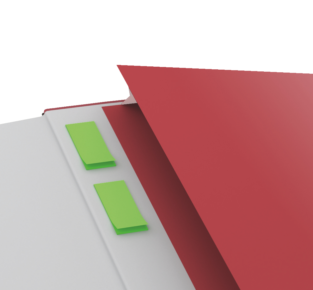 Notatnik LEITZ Complete, A4 80k Czerwony W kratkę 44710025