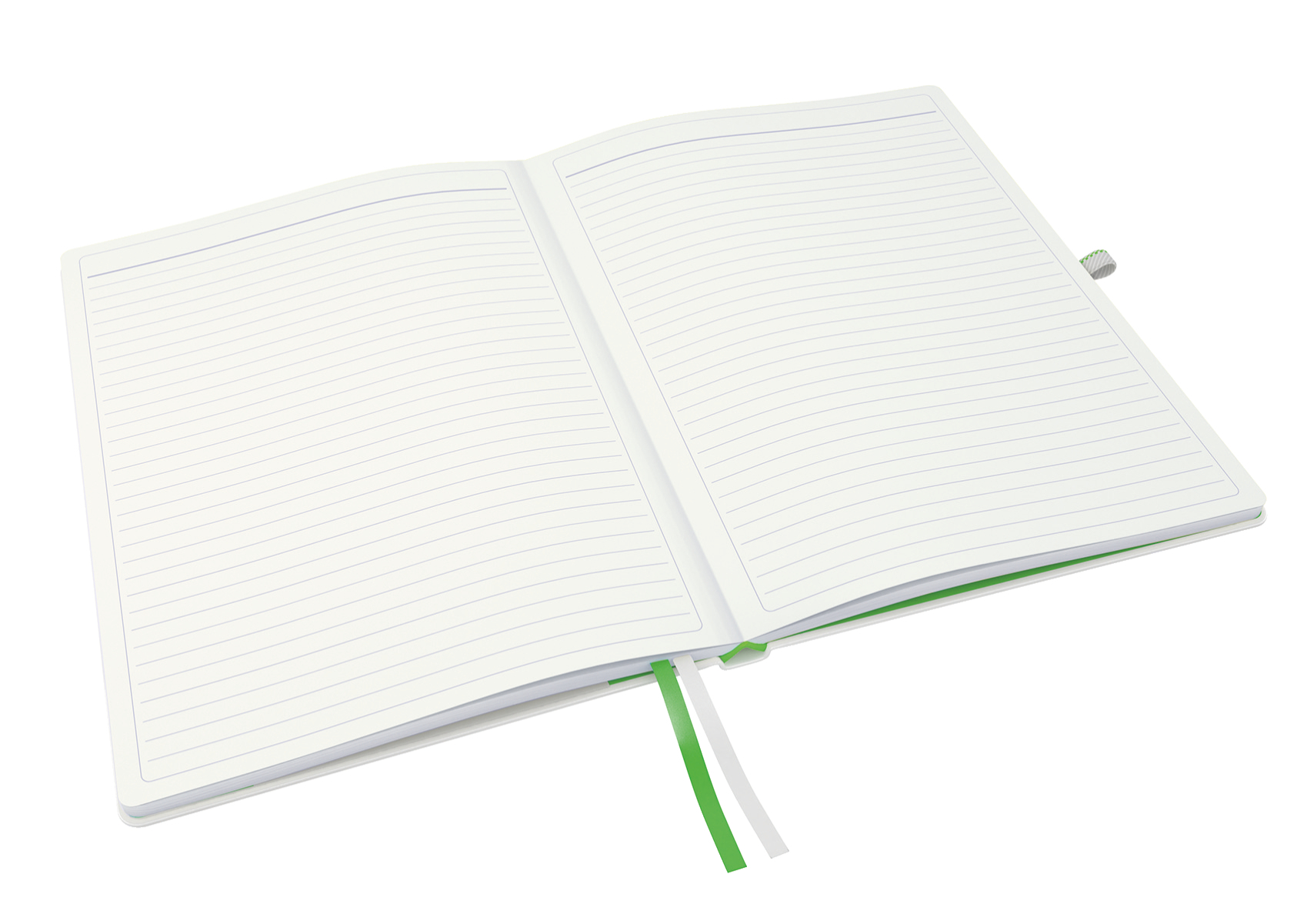 Notatnik A4/80 LEITZ Complete biały w linie szyty opr.skóra