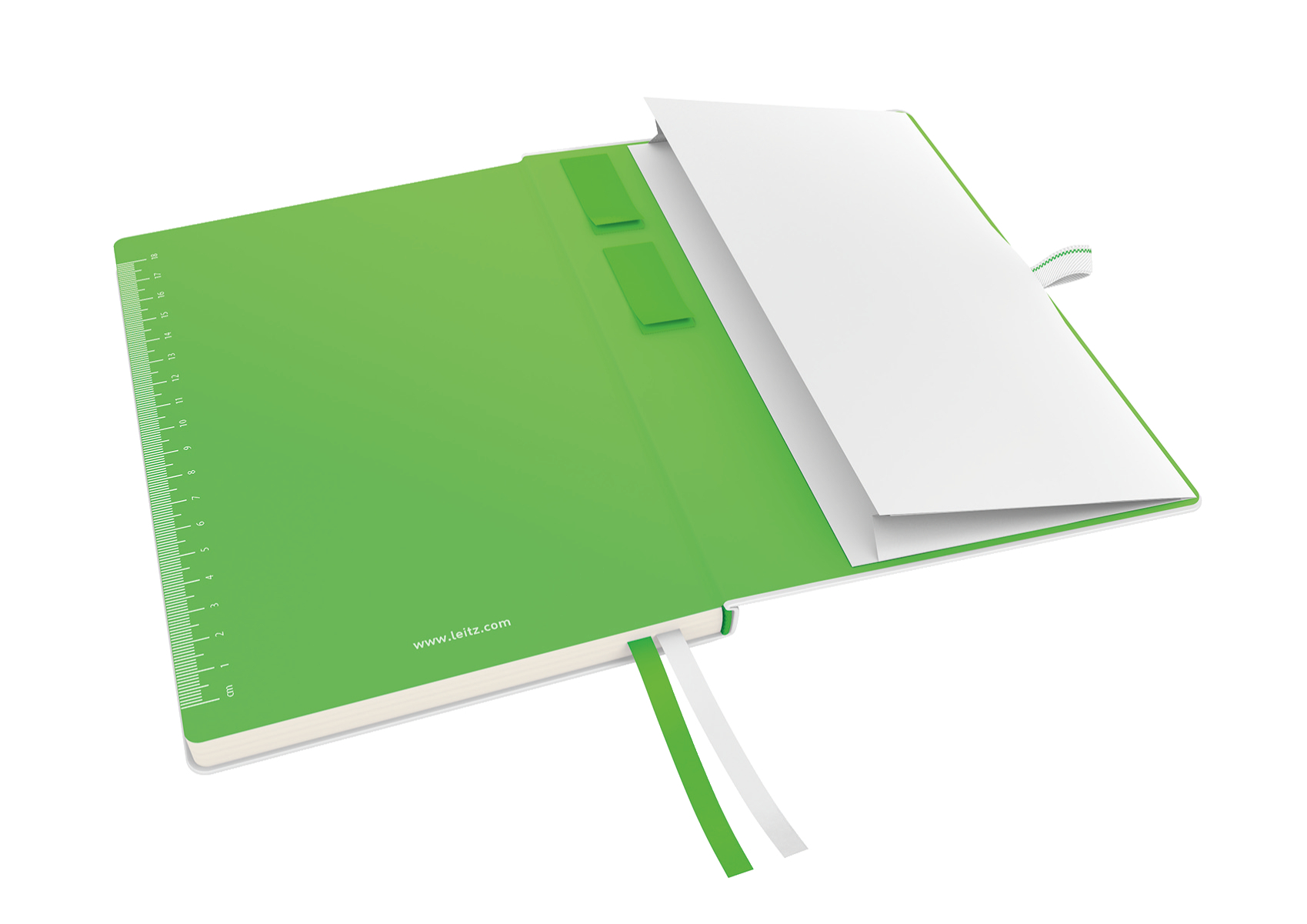 Notatnik A4/80 LEITZ Complete biały w kratkę szyty opr.skóra