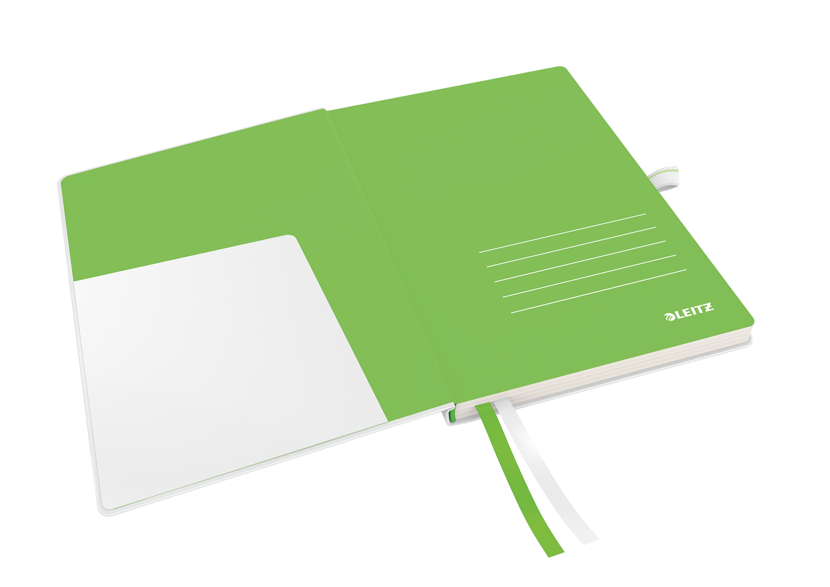 Notatnik A4/80 LEITZ Complete biały w kratkę szyty opr.skóra