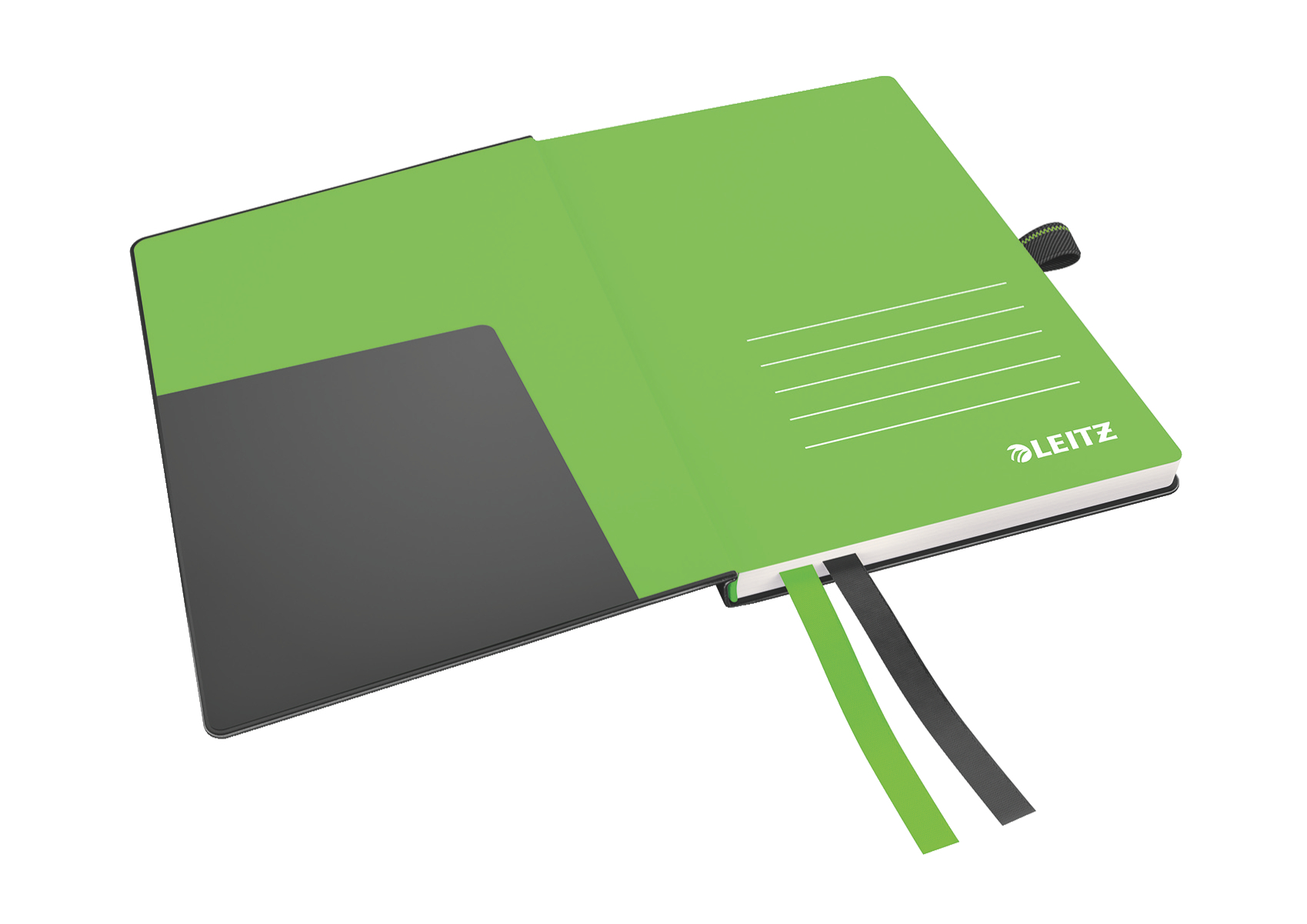 Notatnik LEITZ Complete, A6 80k Czarny w linie 44800095