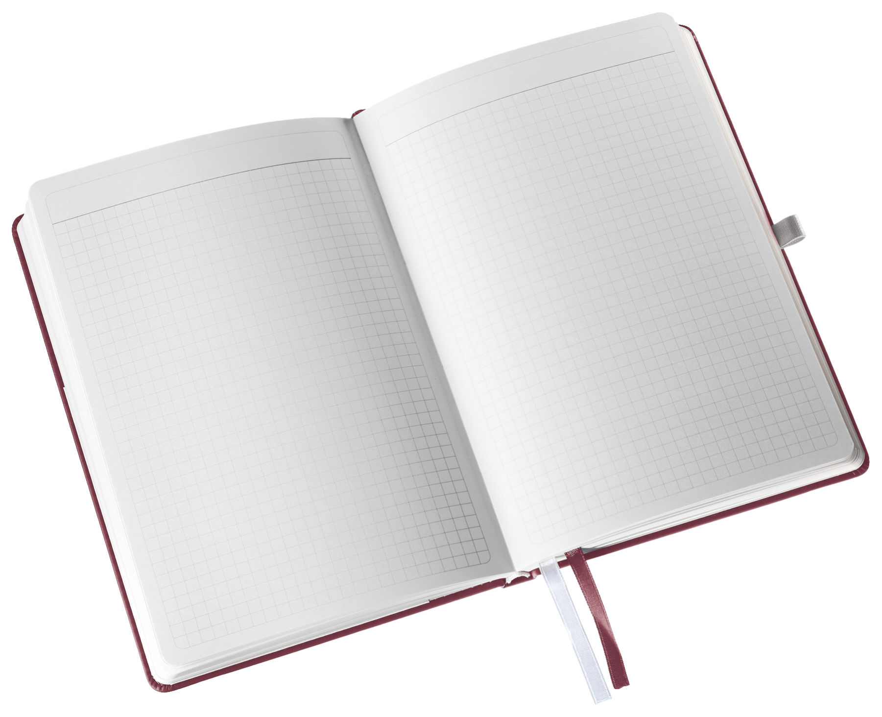 Notatnik w twardej oprawie Leitz Style A5 kratka, rubinowa czerwień
