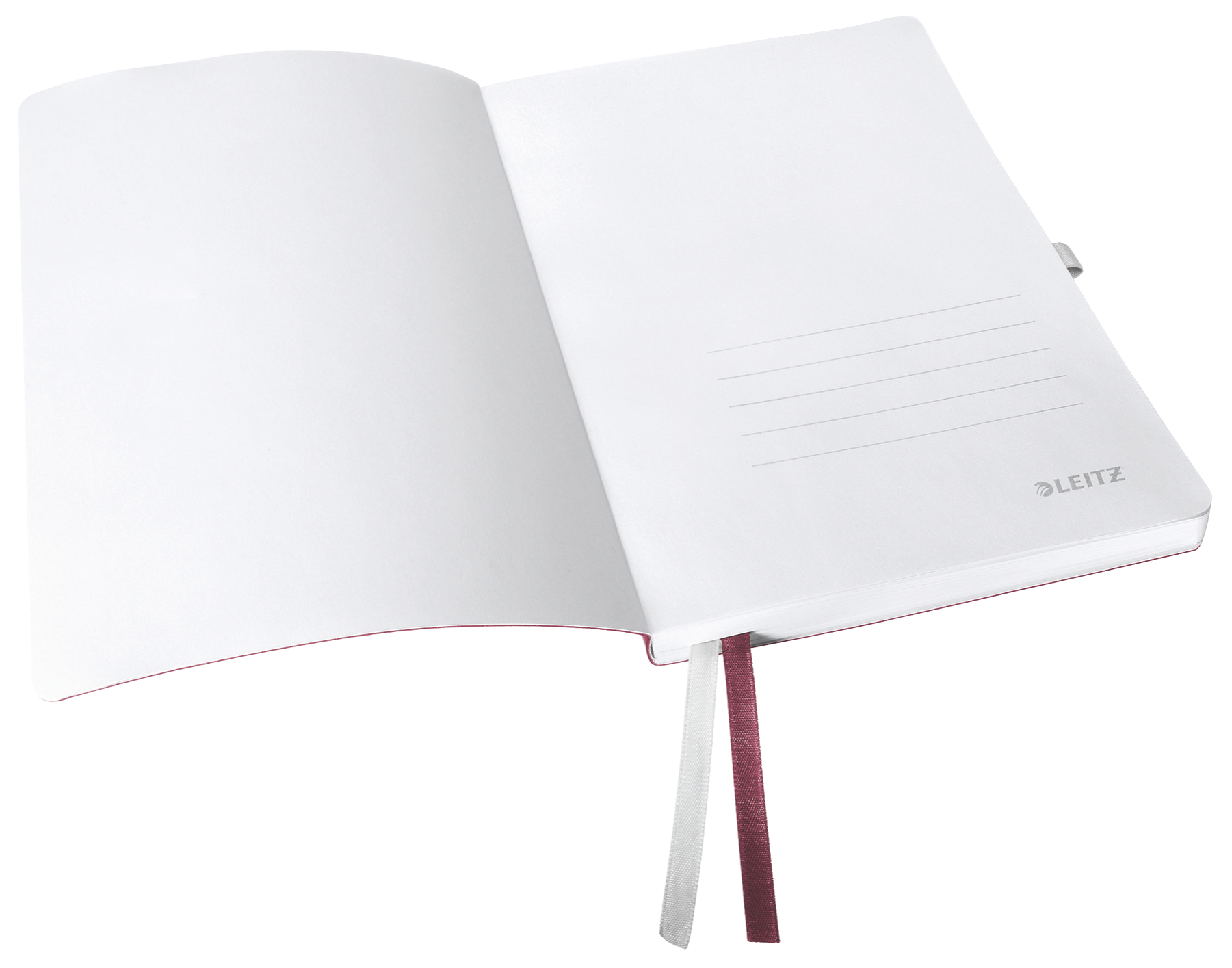 Notatnik w miękkiej oprawie Leitz Style A5 kratka, rubinowa czerwień