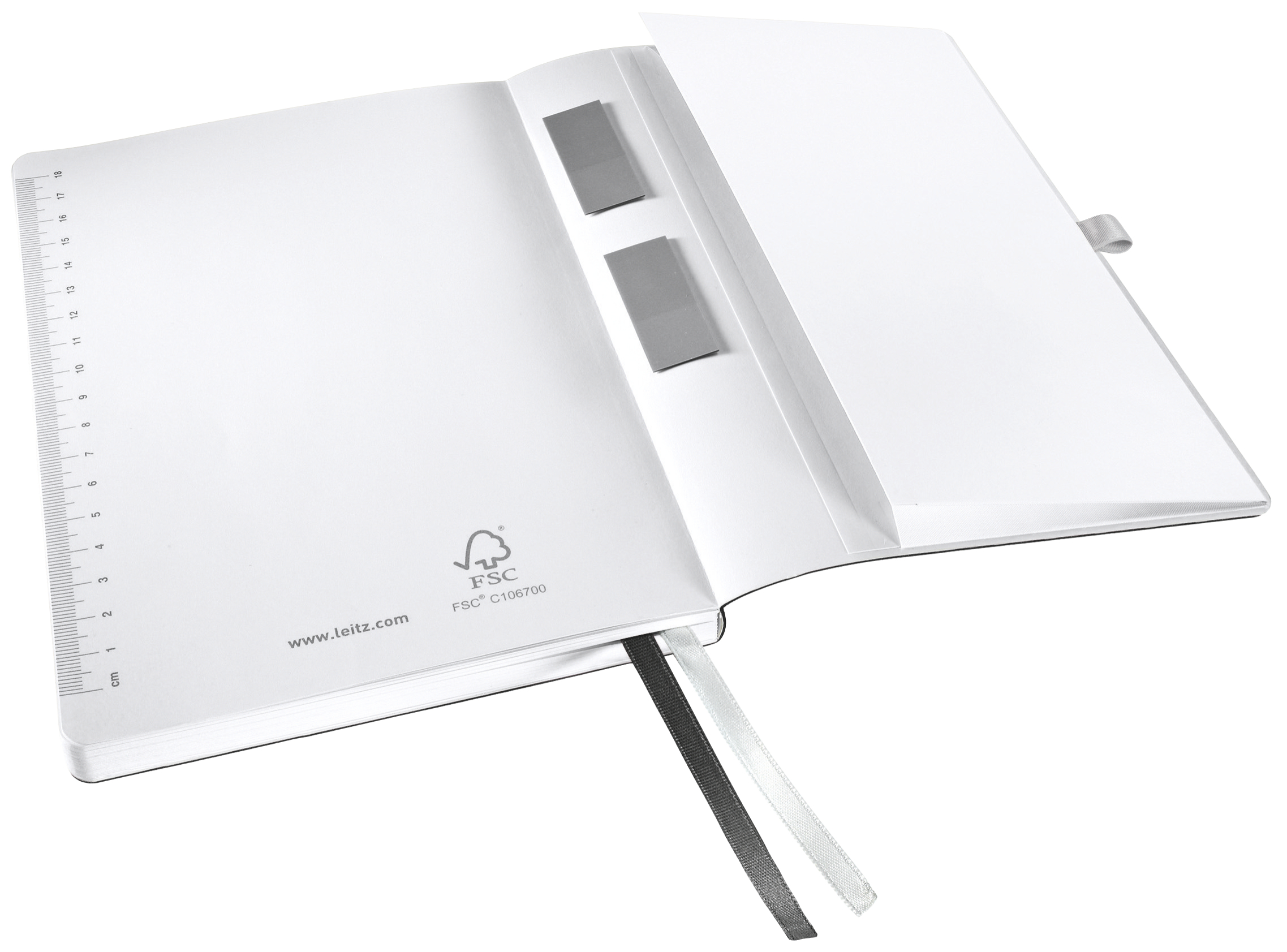 Notatnik w miękkiej oprawie Leitz Style A5 kratka, satynowa czerń