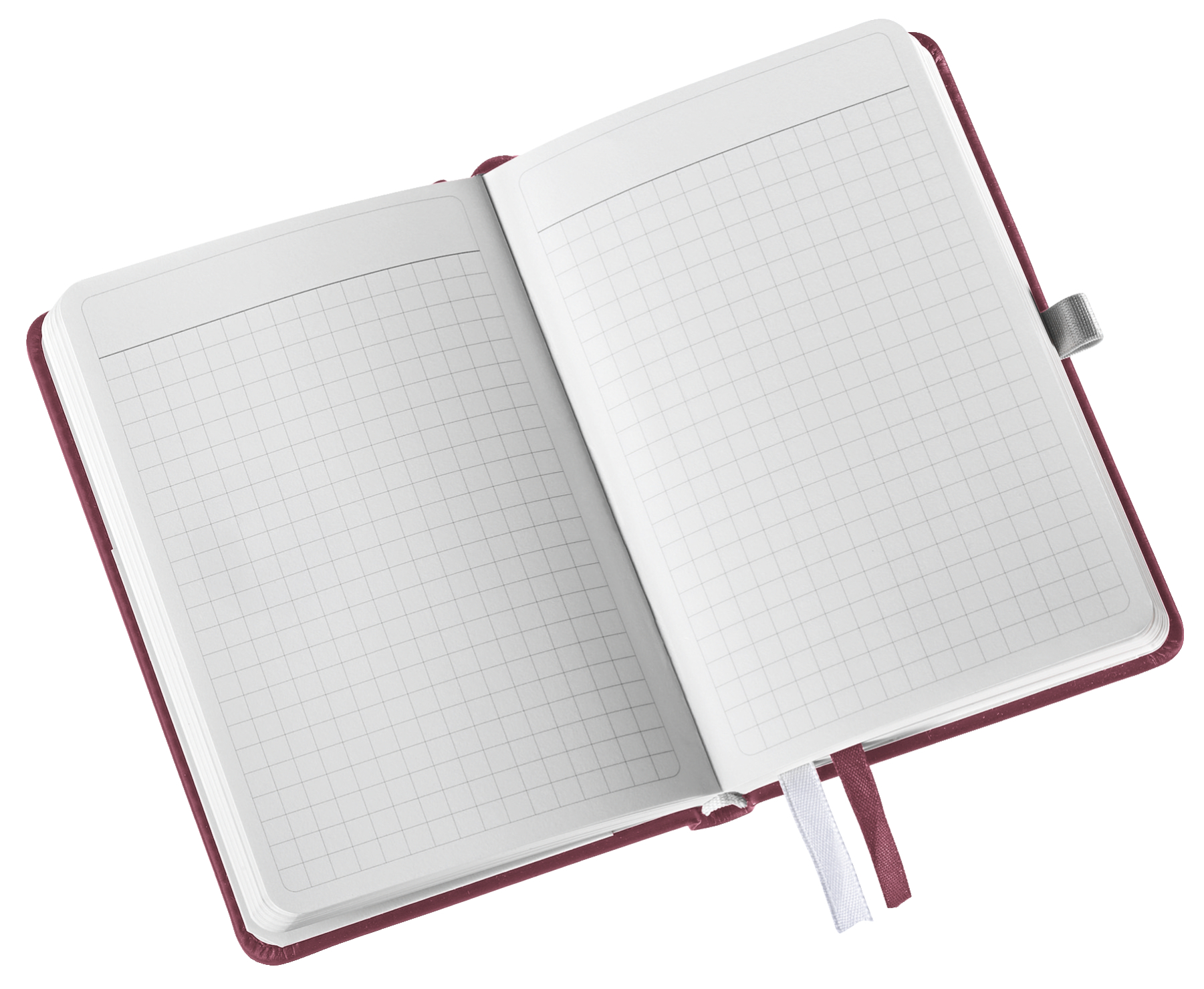 Notatnik w twardej oprawie Leitz Style A6 kratka, rubinowa czerwień