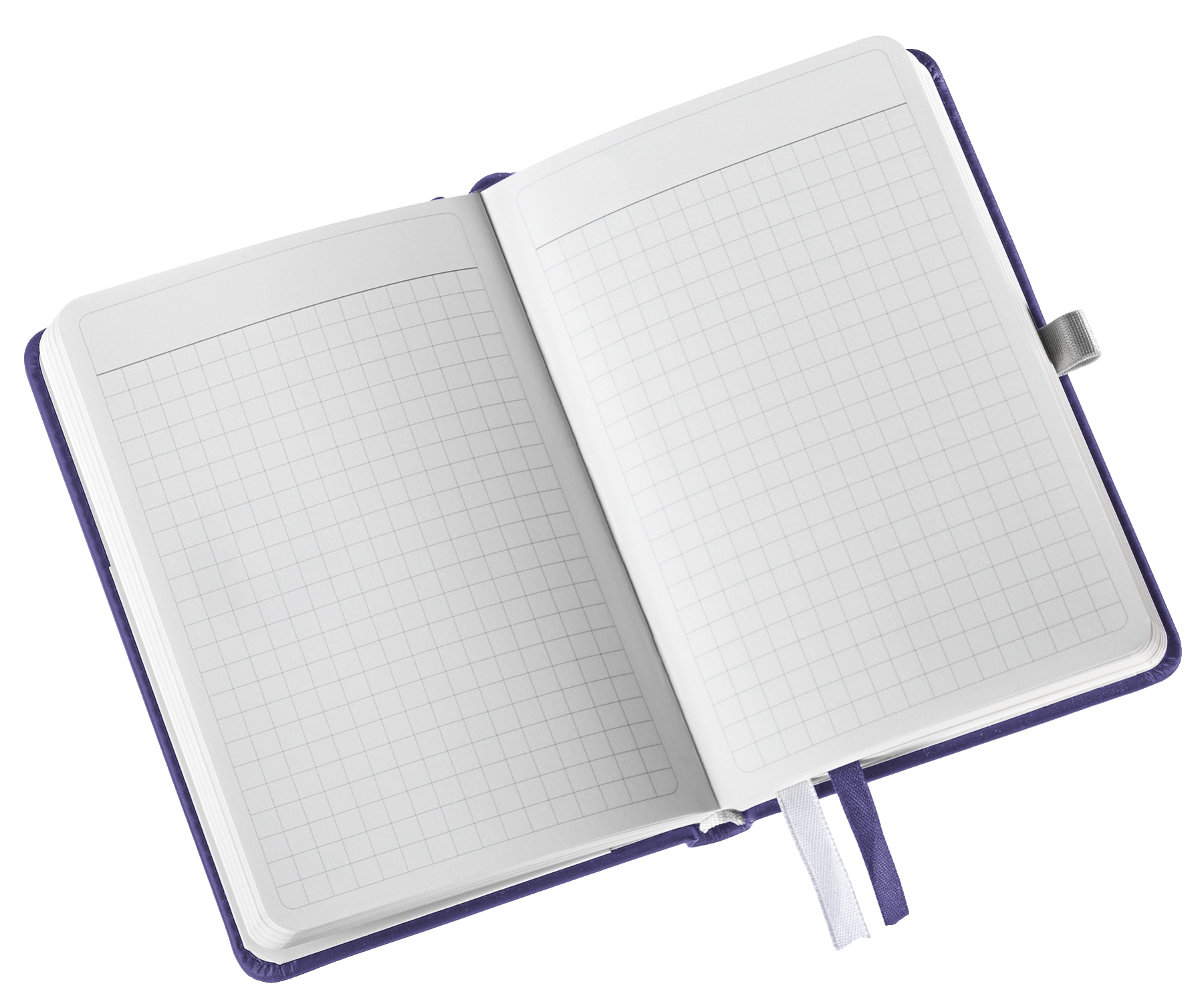 Notatnik w twardej oprawie Leitz Style A6 kratka, tytanowy błękit