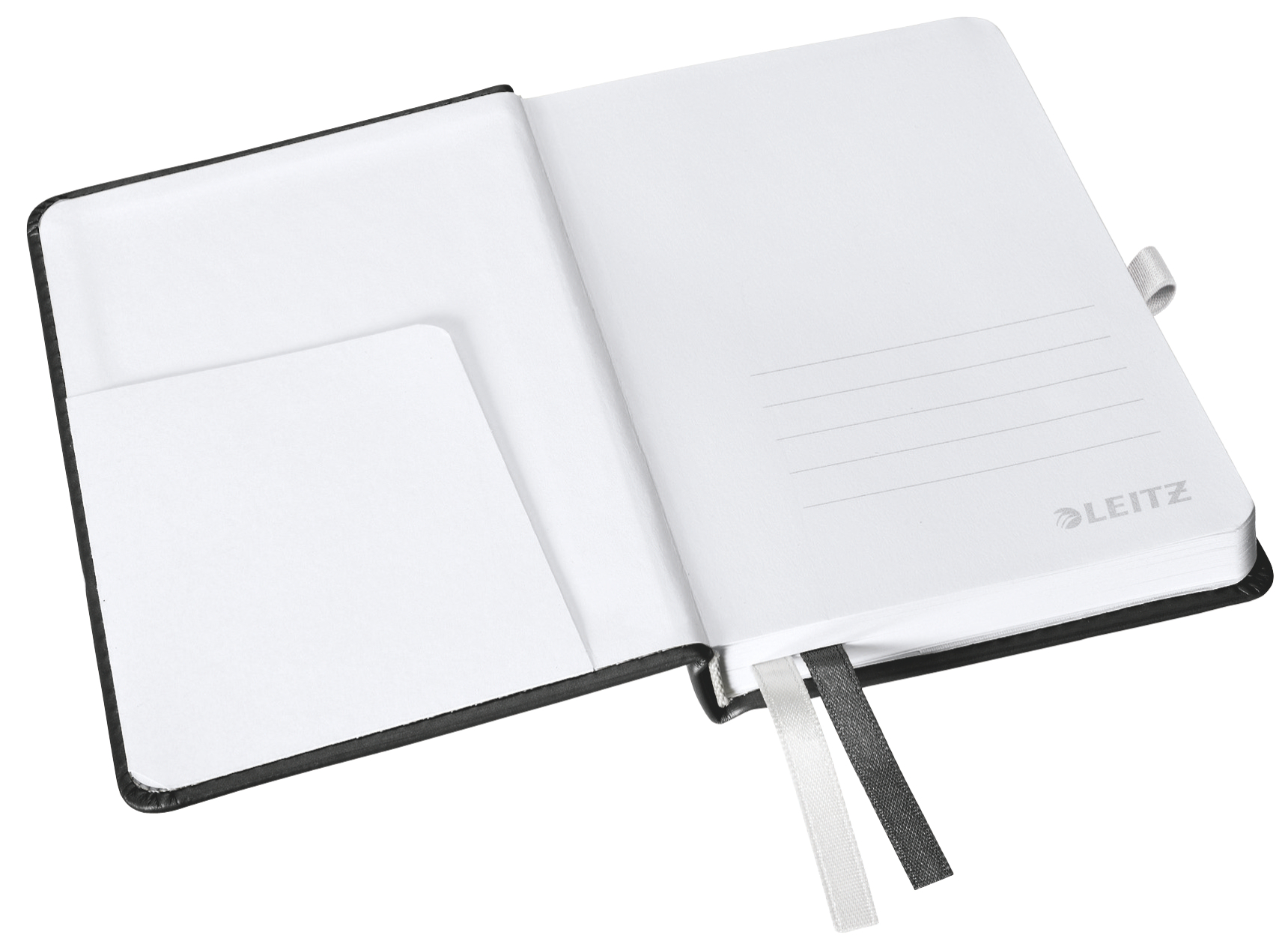 Notatnik w twardej oprawie Leitz Style A6 kratka, satynowa czerń