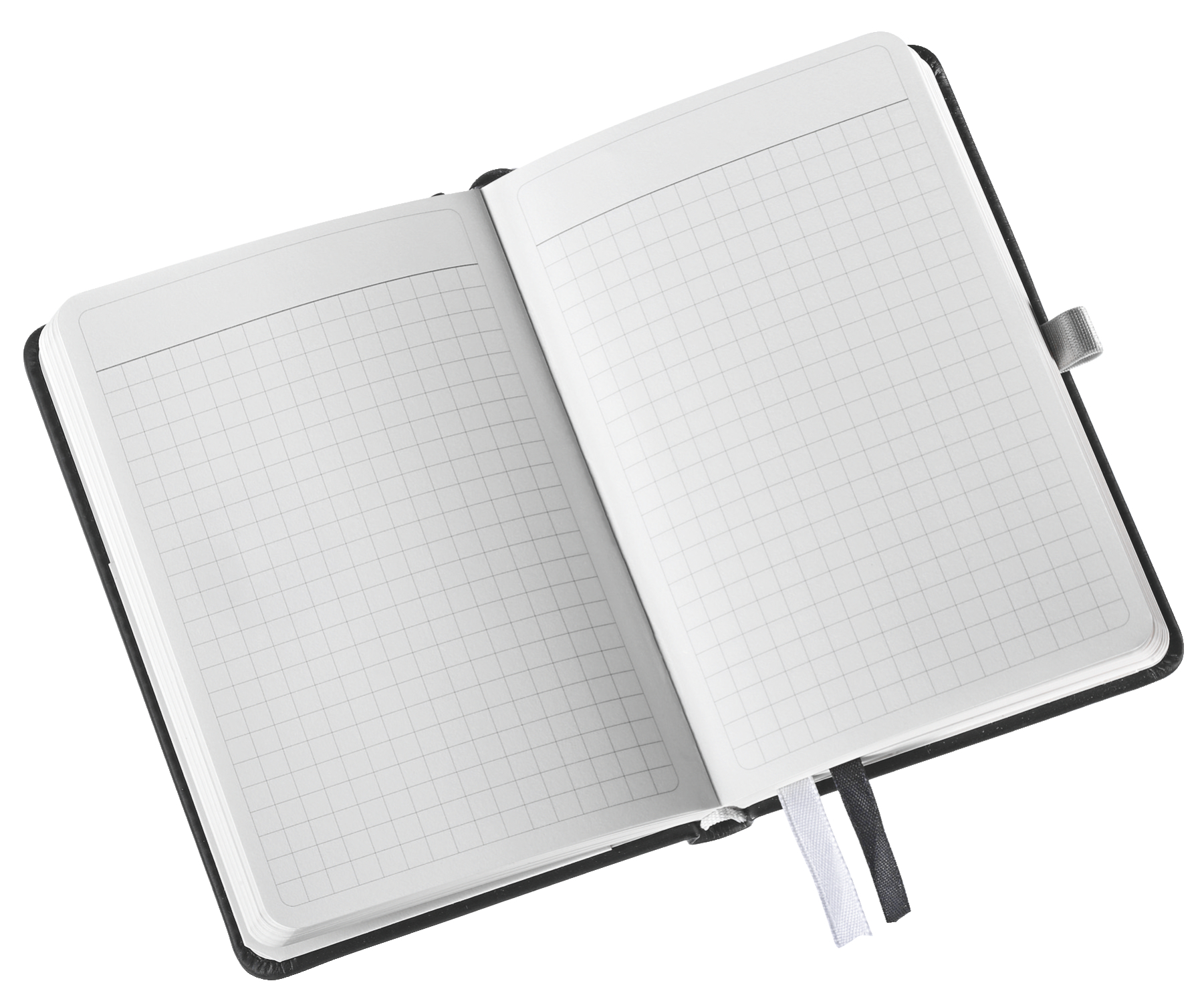 Notatnik w twardej oprawie Leitz Style A6 kratka, satynowa czerń