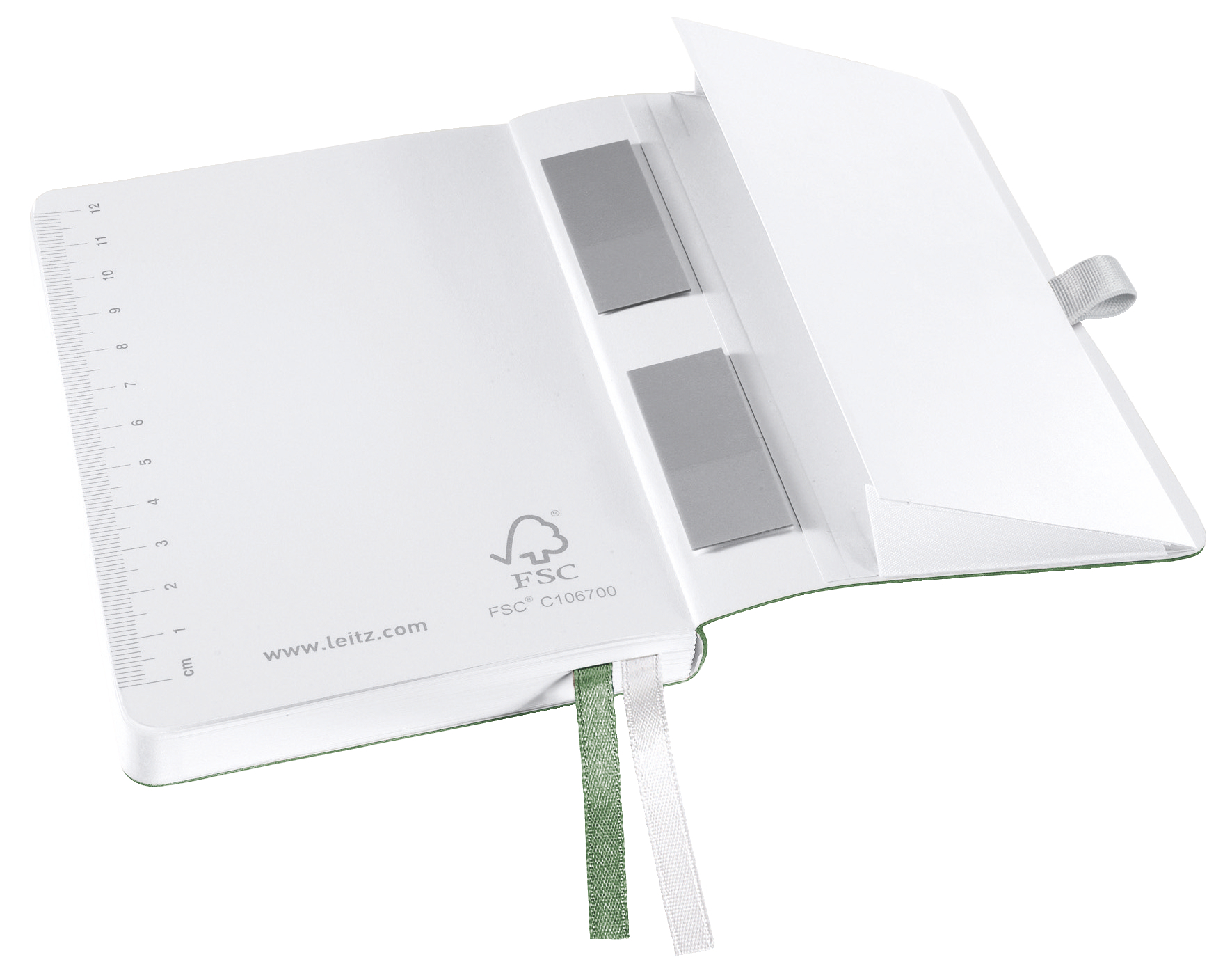 Notatnik w miękkiej oprawie Leitz Style A6 kratka, pistacjowa zieleń