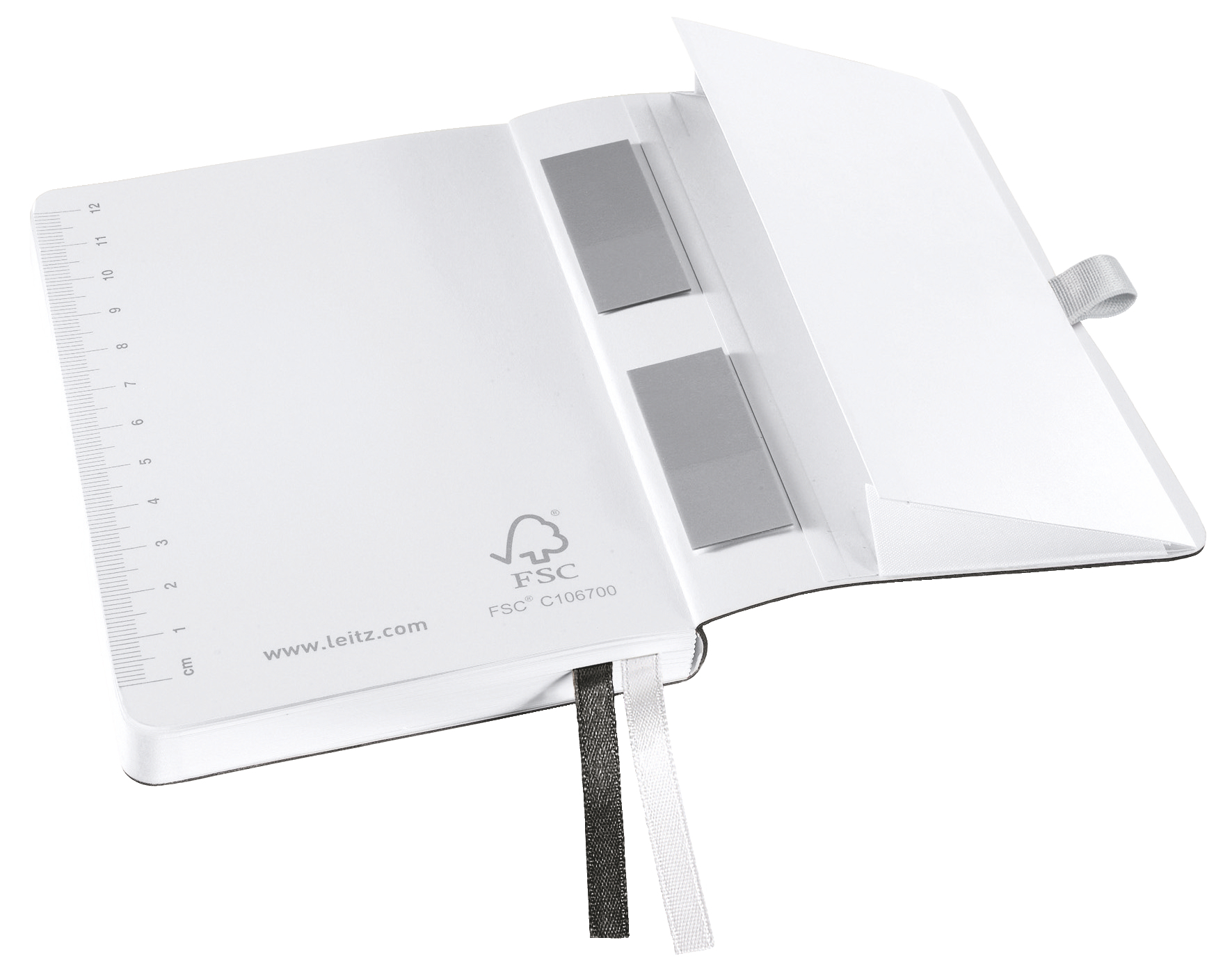 Notatnik w miękkiej oprawie Leitz Style A6 kratka, satynowa czerń