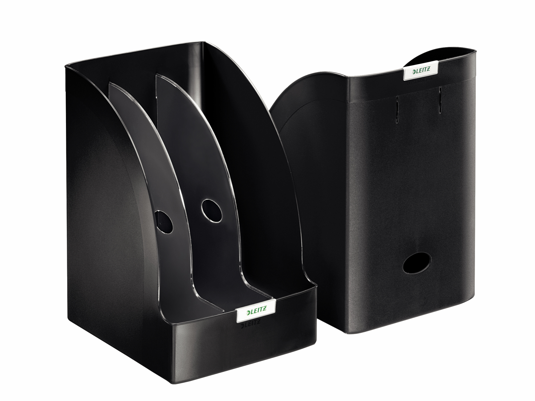 Pojemnik Z Przekładkami Leitz Plus Jumbo, Czarny 205 mm