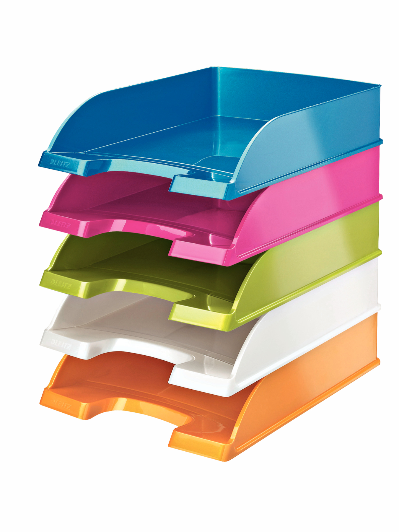 Półka na dokumenty LEITZ Plus, metaliczny niebieski WOW