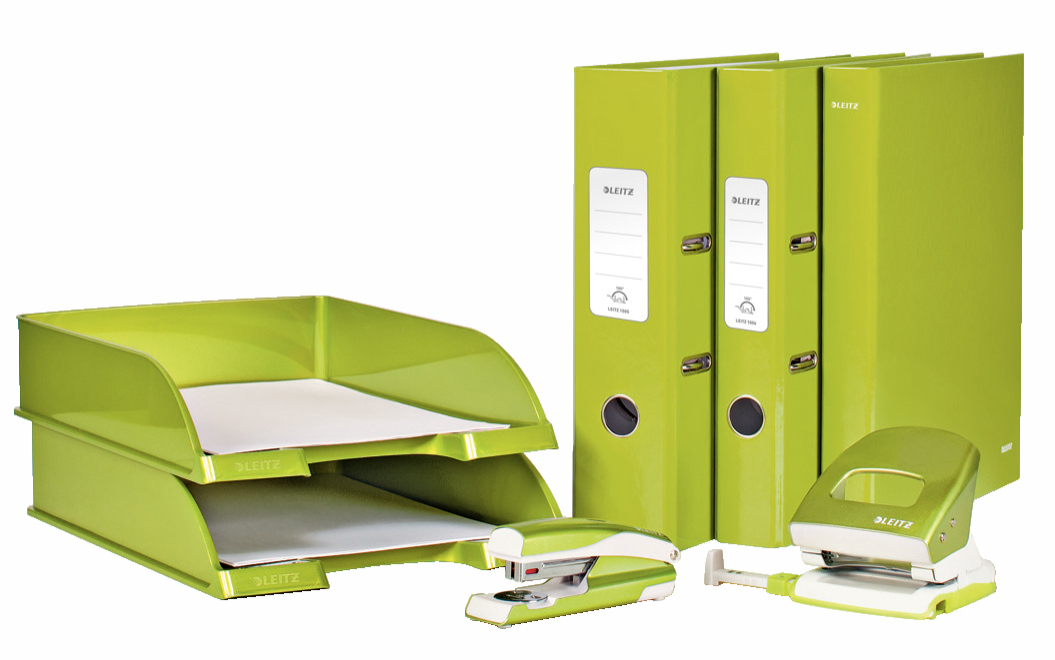 Półka na dokumenty LEITZ Plus, metaliczny pomarańczowy WOW