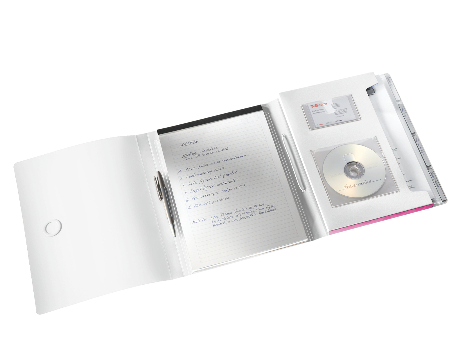 Organizer Leitz WOW na 160kartek A4 Metaliczny różowy