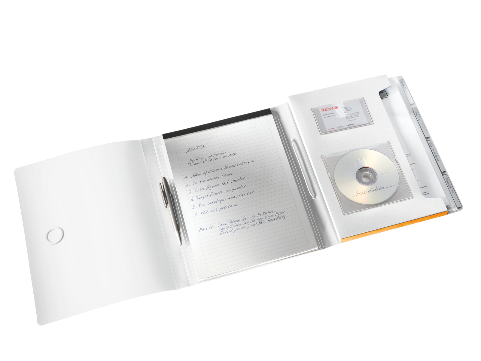 Organizer Leitz WOW na 160kartek A4 Metaliczny pomarańczowy