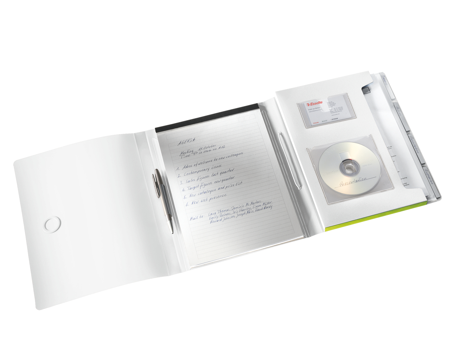 Organizer Leitz WOW na 160kartek A4 Metaliczny zielony