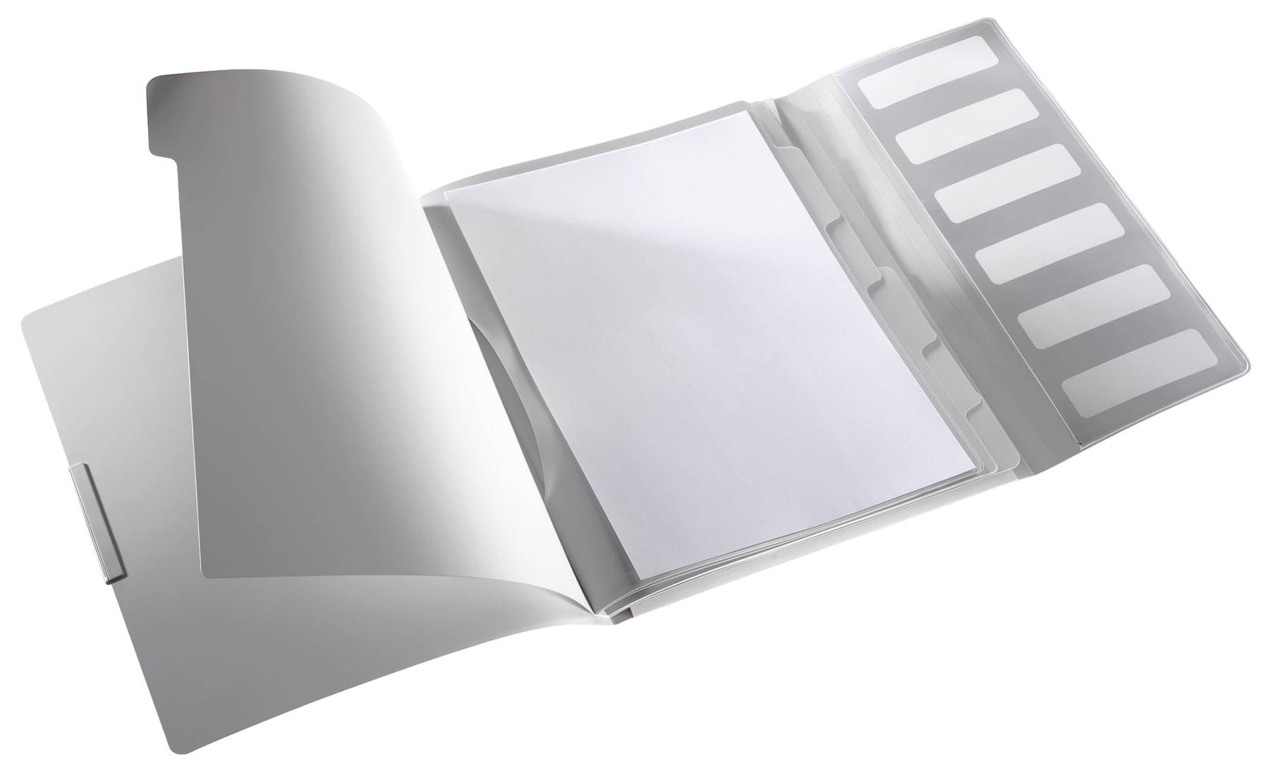 Teczka segregująca Leitz Style 6 przegródek 200 kartek Arktyczna biel