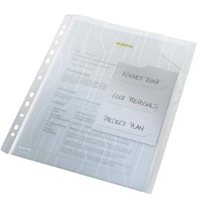 Koszulki LEITZ Combifile z przekładkami A4 (3) przezroczyste 200 mic