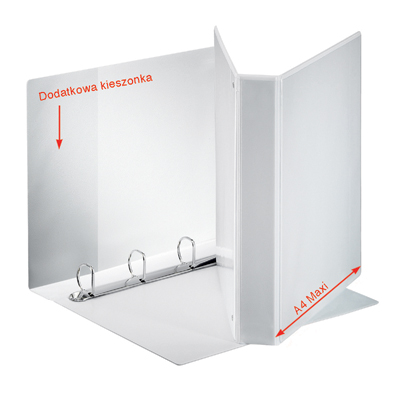 Segregator ofertowy Panorama standard, A4+, 2RR/16, 30 mm, biały LEITZ