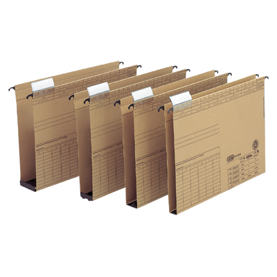 Teczka zawieszana szeroka ELBULT 30 mm A4 bezbarwny Elba