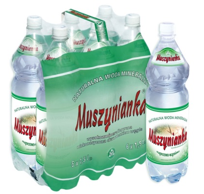 Woda MUSZYNIANKA 1,5L naturalnie gaz.