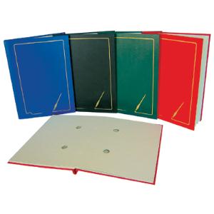 Teczka do podpisu WARTA bordowa 10 kart z dwoma otworami