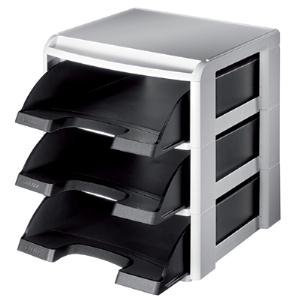 Moduł na trzy półki LEITZ Plus, niebieski LEITZ