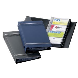 Wizytownik DURABLE VISIFIX A na 200 wizytówek - grafitowy